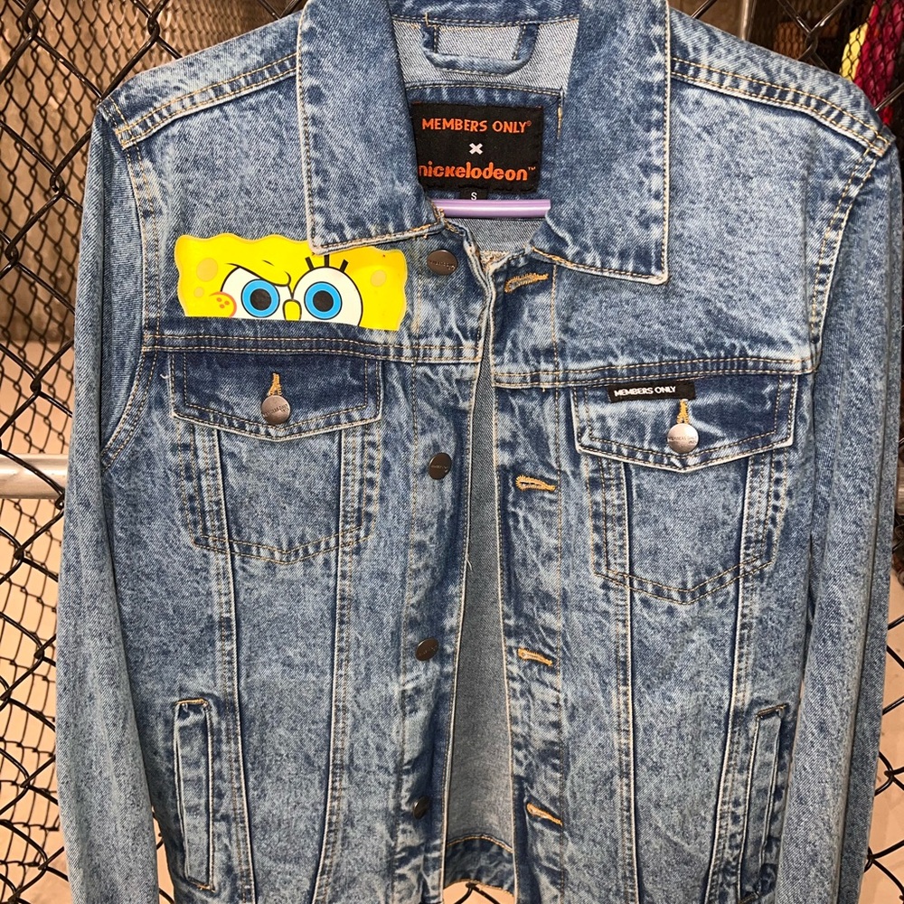Members Only x Nickelodeon Denim Jacket